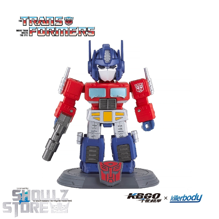 Killerbody Transformers G1 Optimus Prime collectible action figure with red and blue armor Killerbody Transformers G1 Optimus Prime collectible action figure with red and blue armor