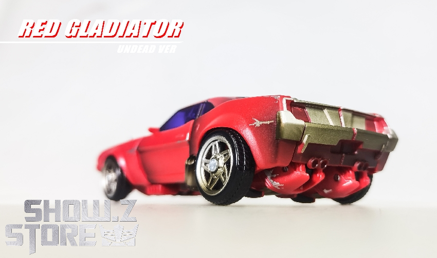 Red vehicle mode showing detailed bodywork and chrome wheels Red vehicle mode showing detailed bodywork and chrome wheels