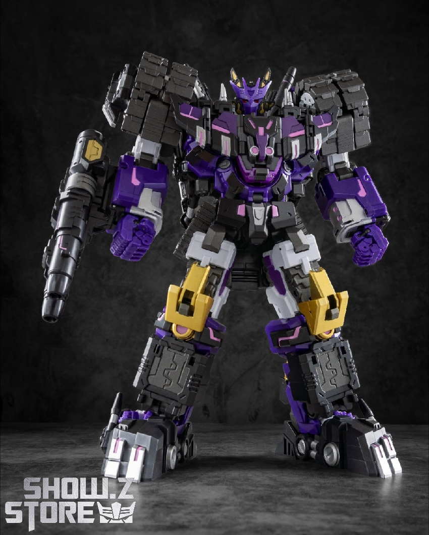 IronFactory Alkaid Helex purple robot dynamic pose extended limbs IronFactory Alkaid Helex purple robot dynamic pose extended limbs