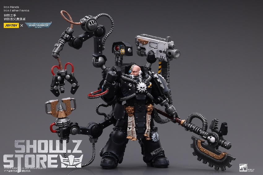 Complete figure display with extended weapons and dynamic combat-ready stance Complete figure display with extended weapons and dynamic combat-ready stance