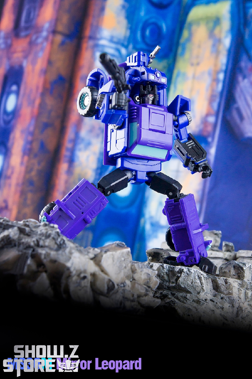 Dr.Wu Mirror Leopard Sandstorm purple blue collectible robot toy Dr.Wu Mirror Leopard Sandstorm purple blue collectible robot toy