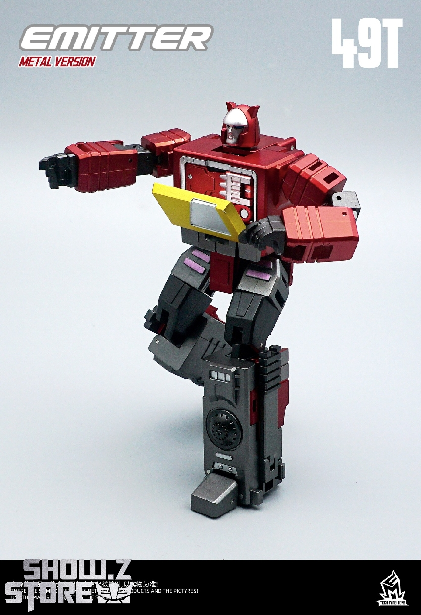 MechFansToys MF-49T Emitter metallic version chrome finish figure MechFansToys MF-49T Emitter metallic version chrome finish figure