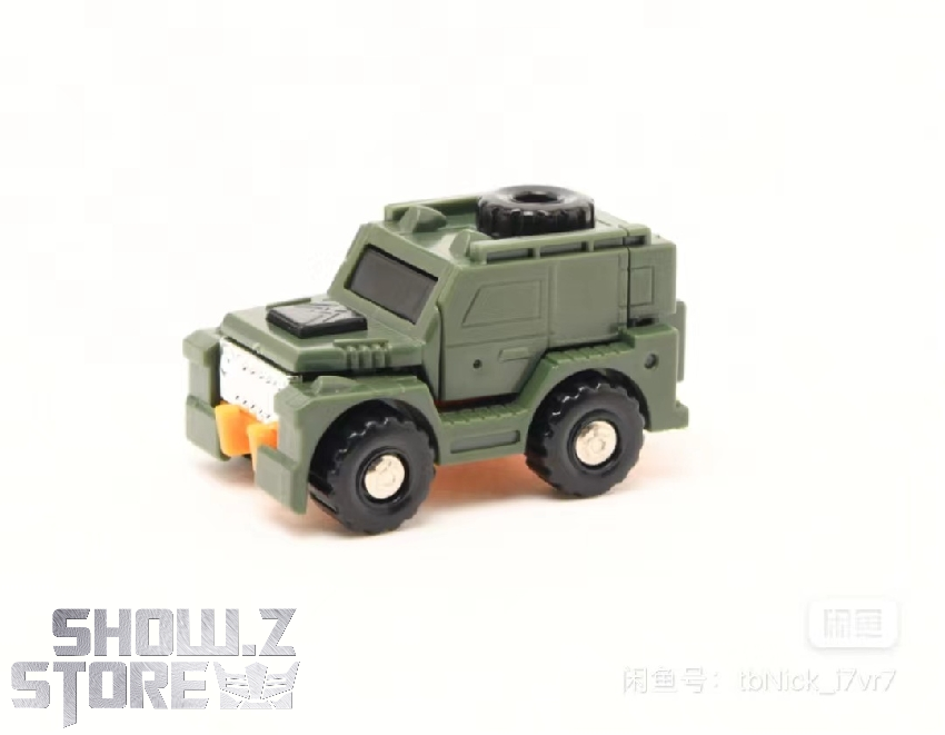 4th Party Transformers G1 Brawn olive green mini robot vehicle 4th Party Transformers G1 Brawn olive green mini robot vehicle