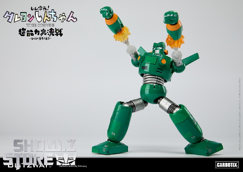 Green robot in wide action stance with extended limbs showing dynamism Green robot in wide action stance with extended limbs showing dynamism