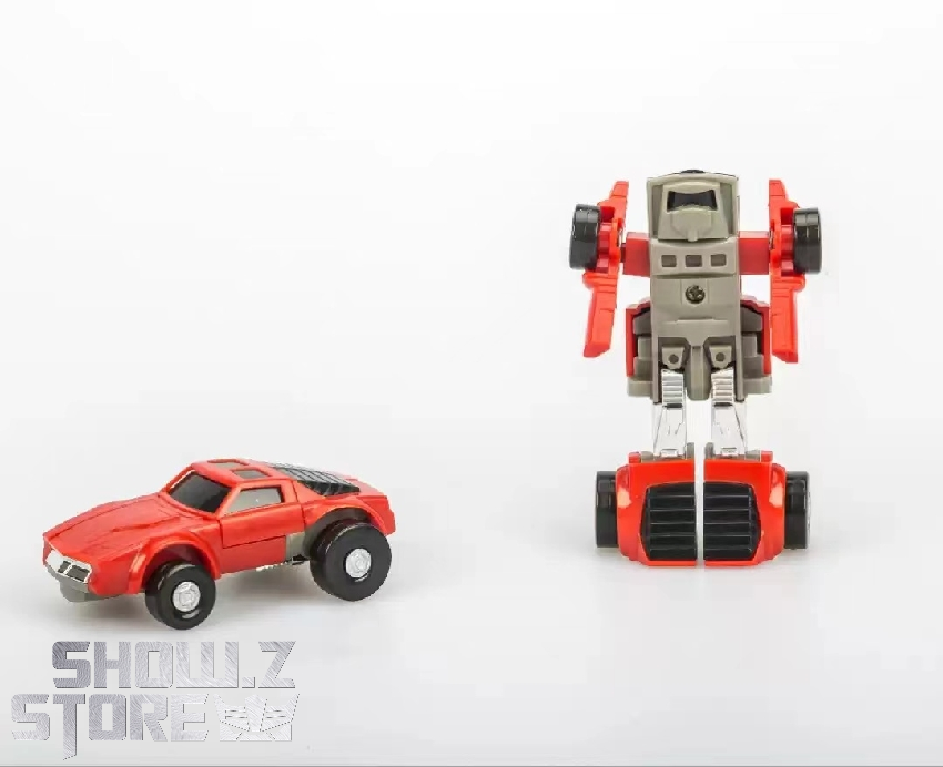 Red Windcharger car mode with detailed automotive styling and black tires Red Windcharger car mode with detailed automotive styling and black tires