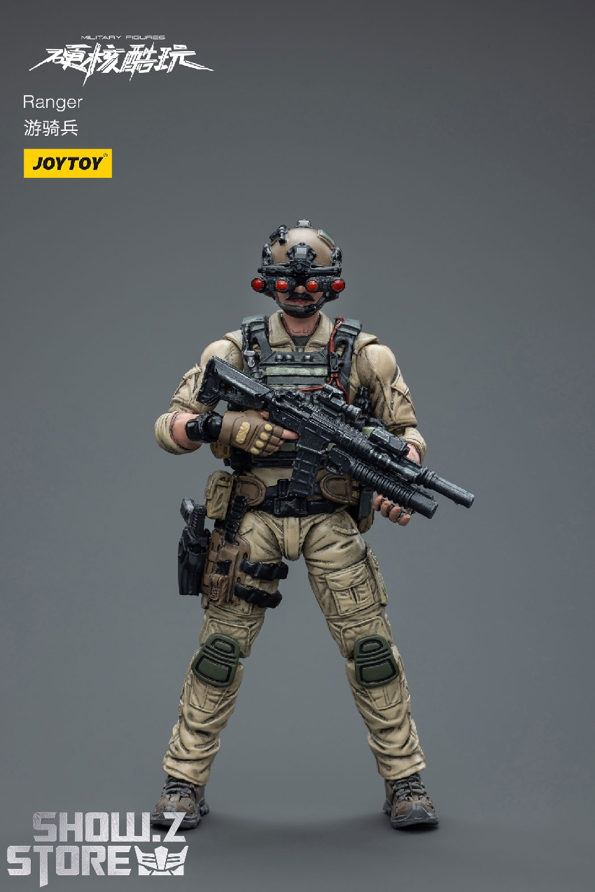JoyToy 1/18 military ranger operator with combat gear and rifle weapon JoyToy 1/18 military ranger operator with combat gear and rifle weapon