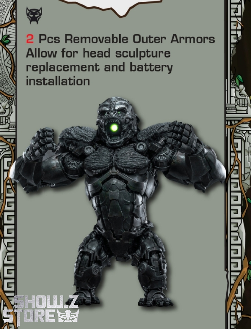 Yolopark IES Series 62 large robot with removable outer armor pieces for display configuration Yolopark IES Series 62 large robot with removable outer armor pieces for display configuration