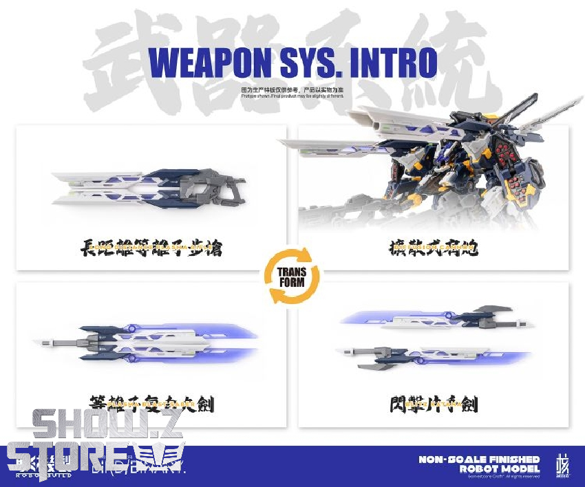 Poseidon robot full weapon configuration showing modular components and equipment breakdown display Poseidon robot full weapon configuration showing modular components and equipment breakdown display