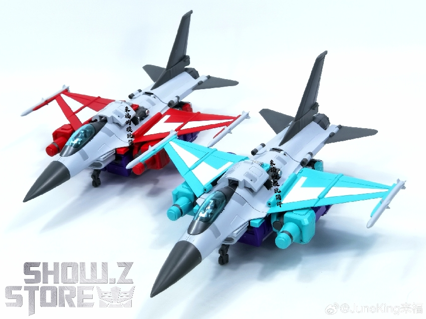FansHobby MB-23A premium robot combiner featuring Fright Storm and Dreadwind purple red jet transformation FansHobby MB-23A premium robot combiner featuring Fright Storm and Dreadwind purple red jet transformation