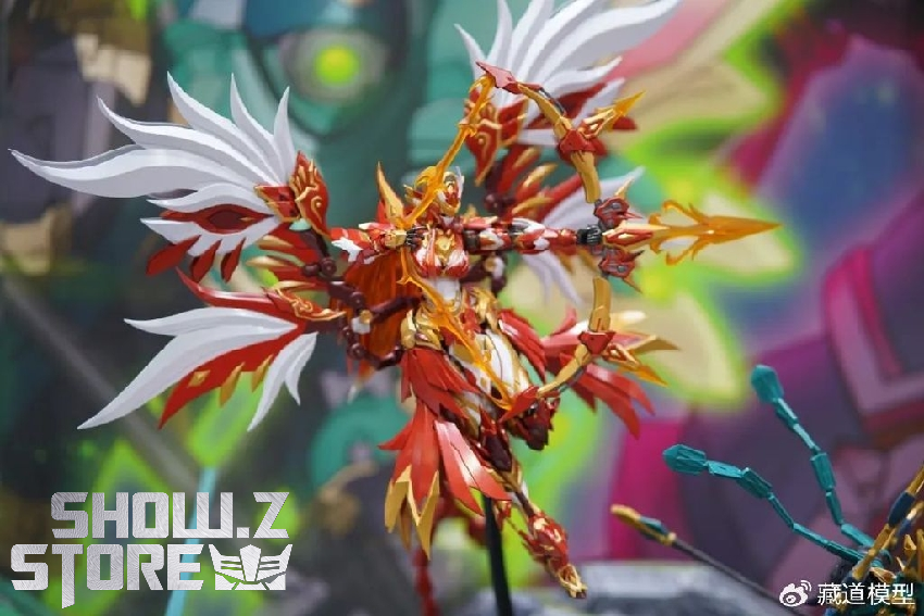 CangDao CD-03 Vermilion Bird red orange phoenix mecha display CangDao CD-03 Vermilion Bird red orange phoenix mecha display