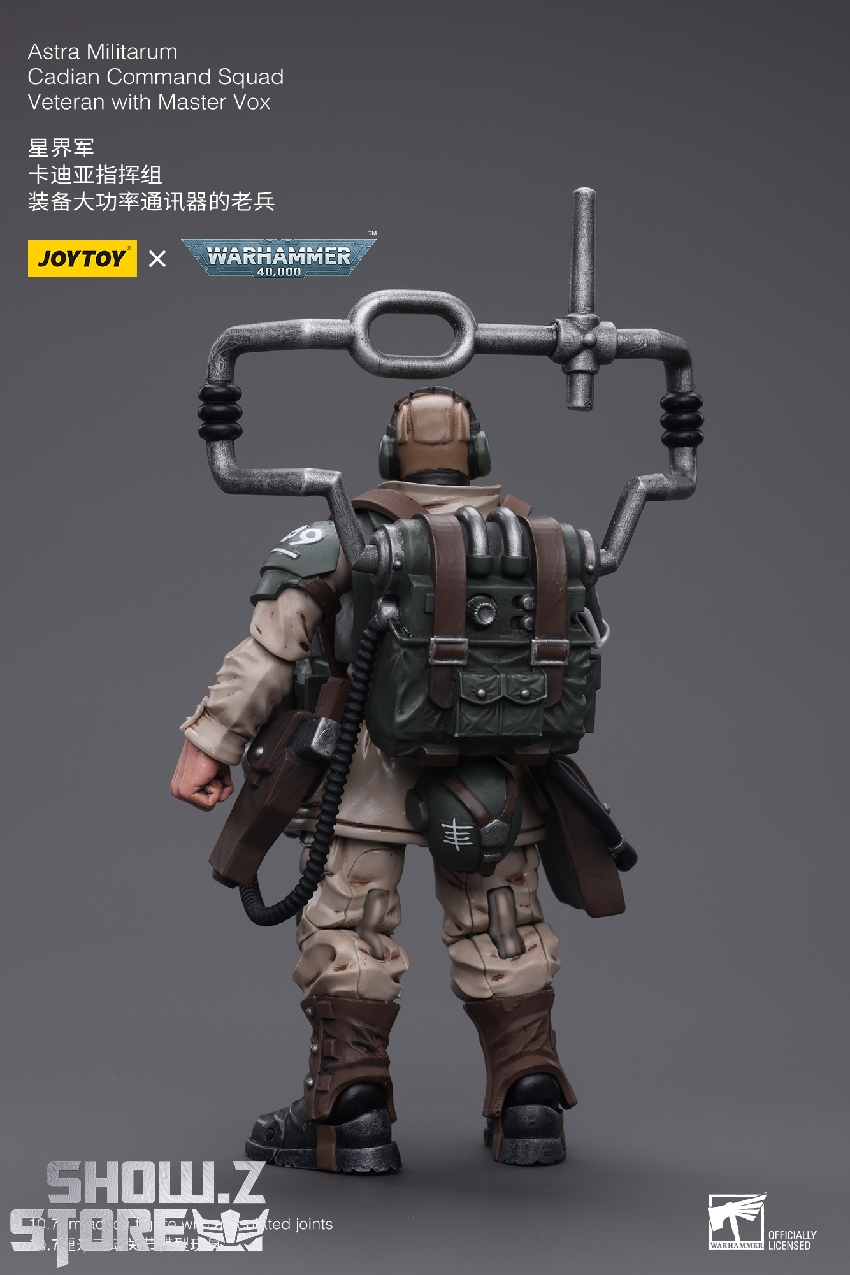 JoyToy 1/18 Cadian soldier with flight backpack and dual weapons system installed JoyToy 1/18 Cadian soldier with flight backpack and dual weapons system installed