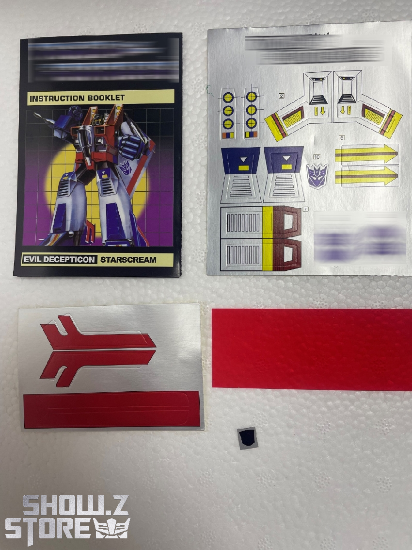 Starscream decepticon with original packaging box Starscream decepticon with original packaging box