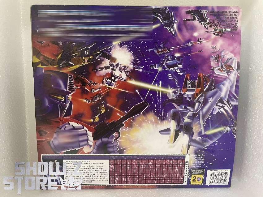Starscream G1 decepticon jet aircraft form shown Starscream G1 decepticon jet aircraft form shown