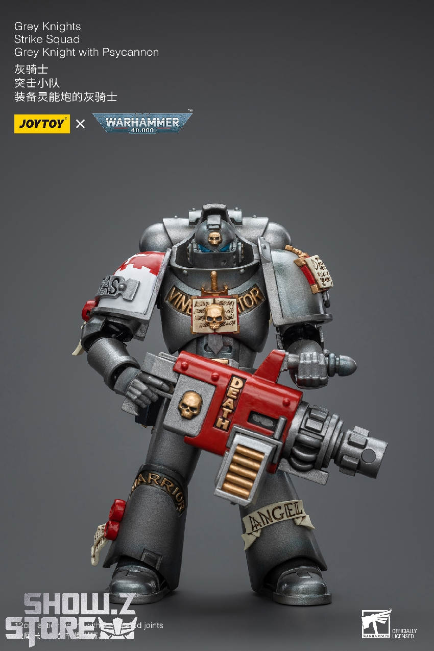Grey Knights terminator warrior with intricate paint scheme and modular parts Grey Knights terminator warrior with intricate paint scheme and modular parts
