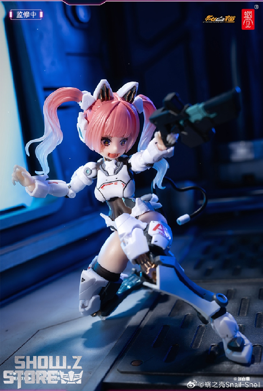 Snail Shell AMBER-02 Ambra white armored suit combat ready Snail Shell AMBER-02 Ambra white armored suit combat ready