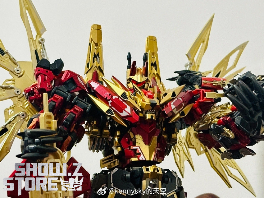 Cang-Toys Mini Kinglion Razorclaw blue gold red action figure Cang-Toys Mini Kinglion Razorclaw blue gold red action figure