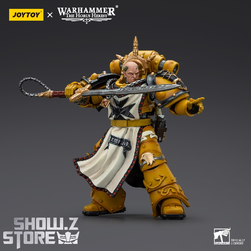 Disassembled golden warrior figure with accessories and display components Disassembled golden warrior figure with accessories and display components
