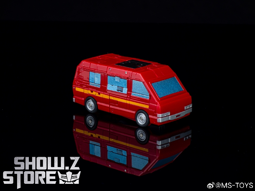 Red fire truck mode showing detailed windows and mechanical parts side view Red fire truck mode showing detailed windows and mechanical parts side view