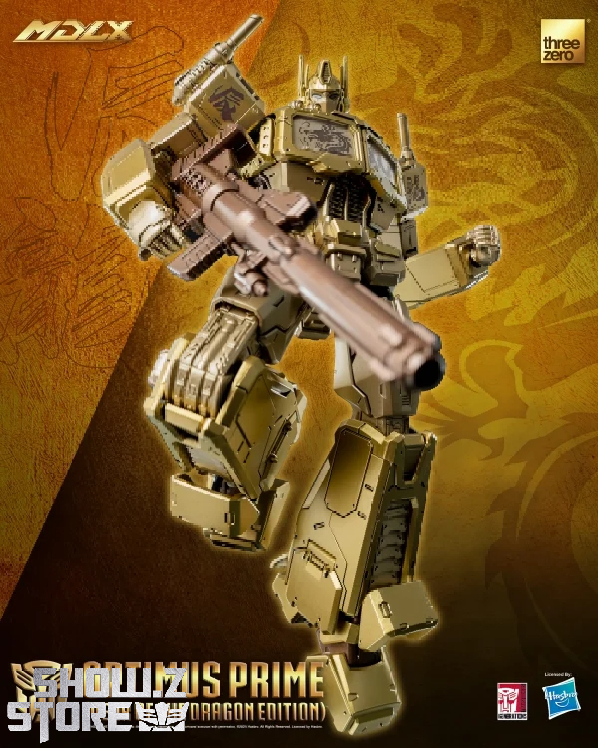 Threezero MDLX Optimus Prime final form Year of Dragon special edition Threezero MDLX Optimus Prime final form Year of Dragon special edition