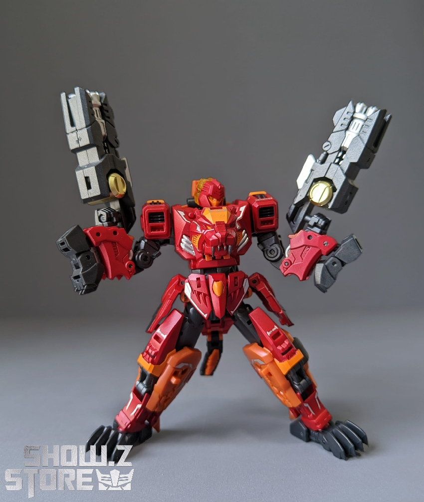 Cang-Toys Mini Ferocious Rampage red orange miniature warrior Cang-Toys Mini Ferocious Rampage red orange miniature warrior