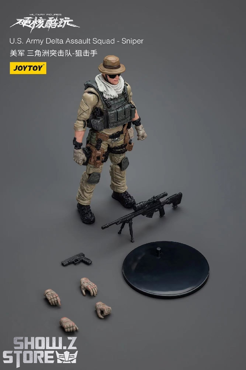 JoyToy 1/18 U.S. Army Delta Assault Squad soldier with rifle and tactical gear JoyToy 1/18 U.S. Army Delta Assault Squad soldier with rifle and tactical gear