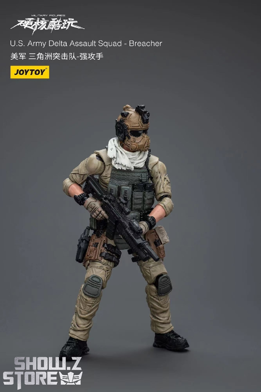 JoyToy Delta Squad operative in military combat uniform with weapon system JoyToy Delta Squad operative in military combat uniform with weapon system