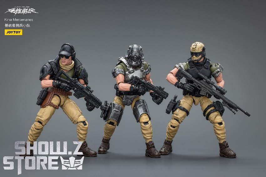 JoyToy Kina Mercenary soldier with assault rifle in tactical gear JoyToy Kina Mercenary soldier with assault rifle in tactical gear