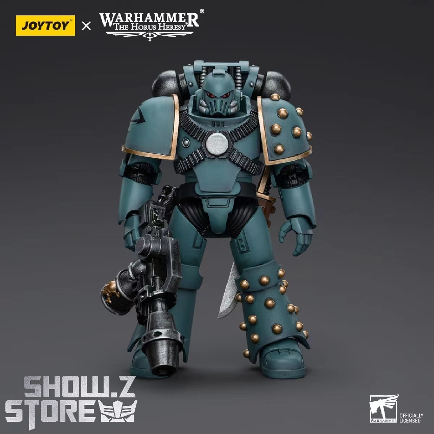 JoyToy Sons of Horus turquoise warrior with combat weapons displayed JoyToy Sons of Horus turquoise warrior with combat weapons displayed