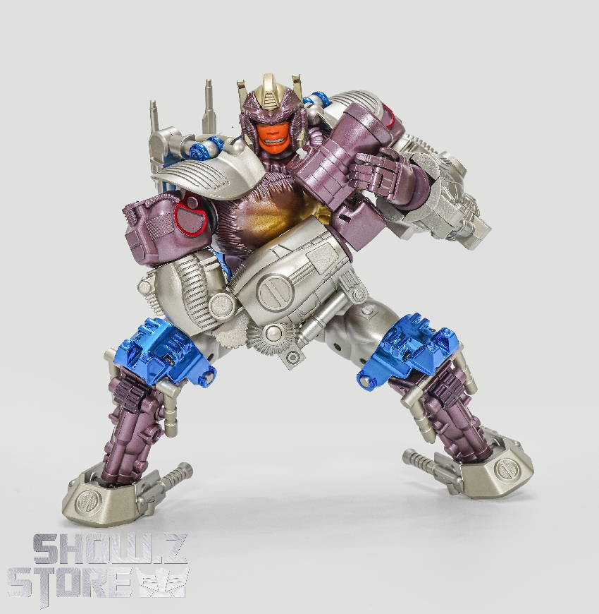 TransArt BWM-02 Skateboard Gorilla Beast Wars brown and silver robot TransArt BWM-02 Skateboard Gorilla Beast Wars brown and silver robot