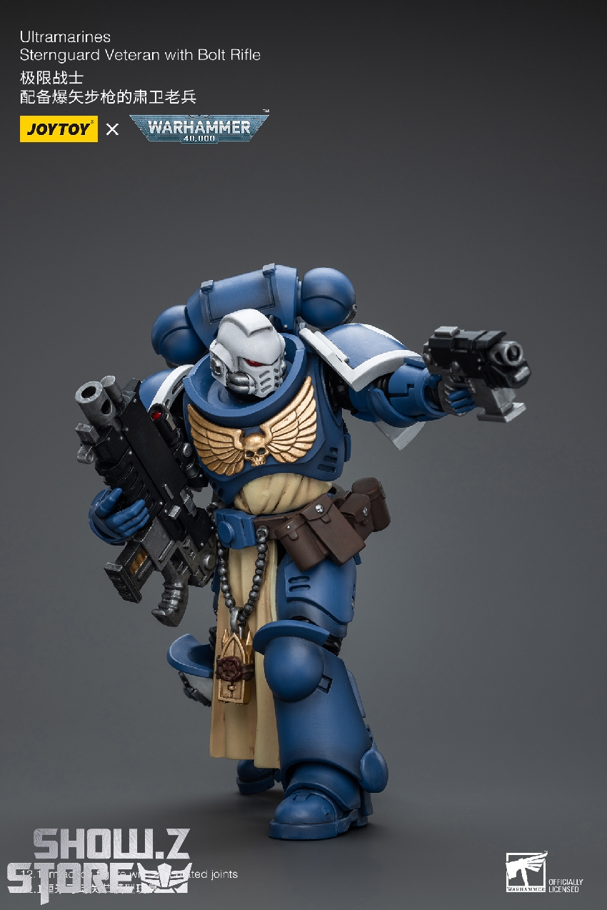 Ultramarines Sternguard showing detailed armor plating and dimensions Ultramarines Sternguard showing detailed armor plating and dimensions
