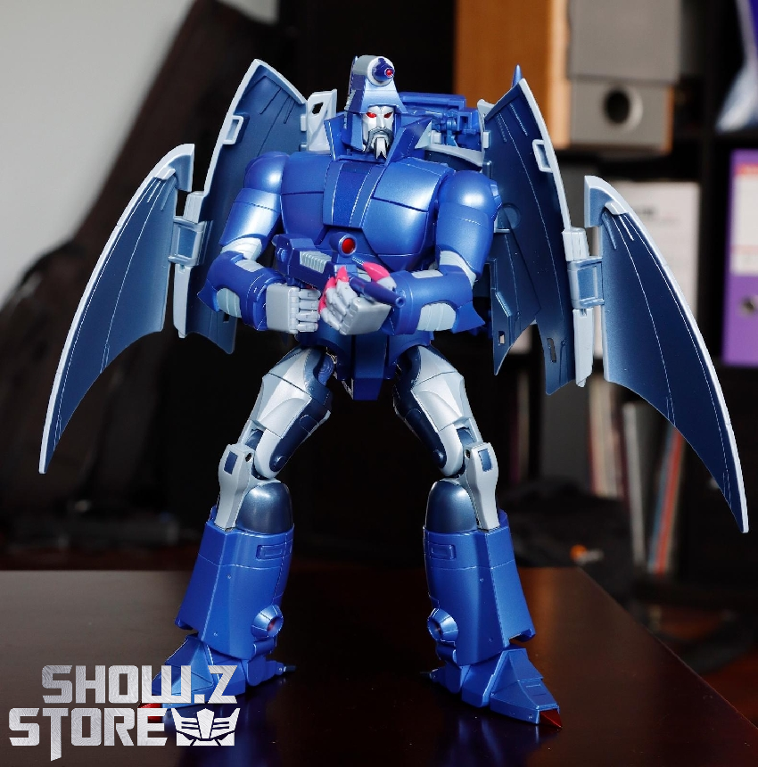 FansToys Scourge blue robot dynamic pose dark wing accessories FansToys Scourge blue robot dynamic pose dark wing accessories
