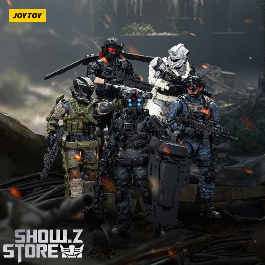 Orange JoyToy Coldplay 1/18 Hardcore Army Builder soldier with dual weapons Orange JoyToy Coldplay 1/18 Hardcore Army Builder soldier with dual weapons