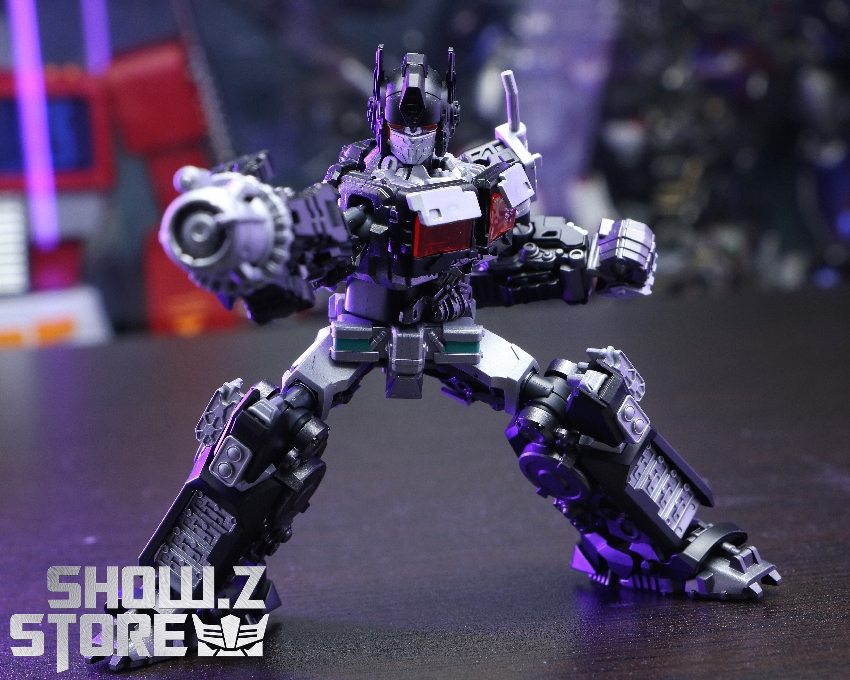 Transformers action figure displaying full articulation and details Transformers action figure displaying full articulation and details