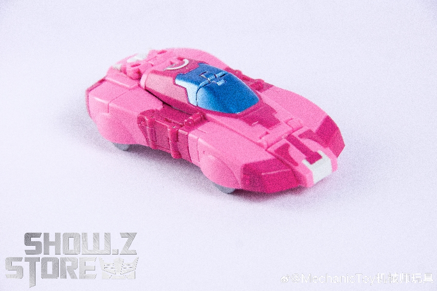 Dr.Wu MS-35 Alie Elita pink mecha three-quarter pose display Dr.Wu MS-35 Alie Elita pink mecha three-quarter pose display