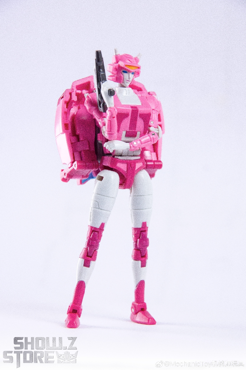 Dr.Wu MS-35 Alie Elita pink robot figure standing pose Dr.Wu MS-35 Alie Elita pink robot figure standing pose