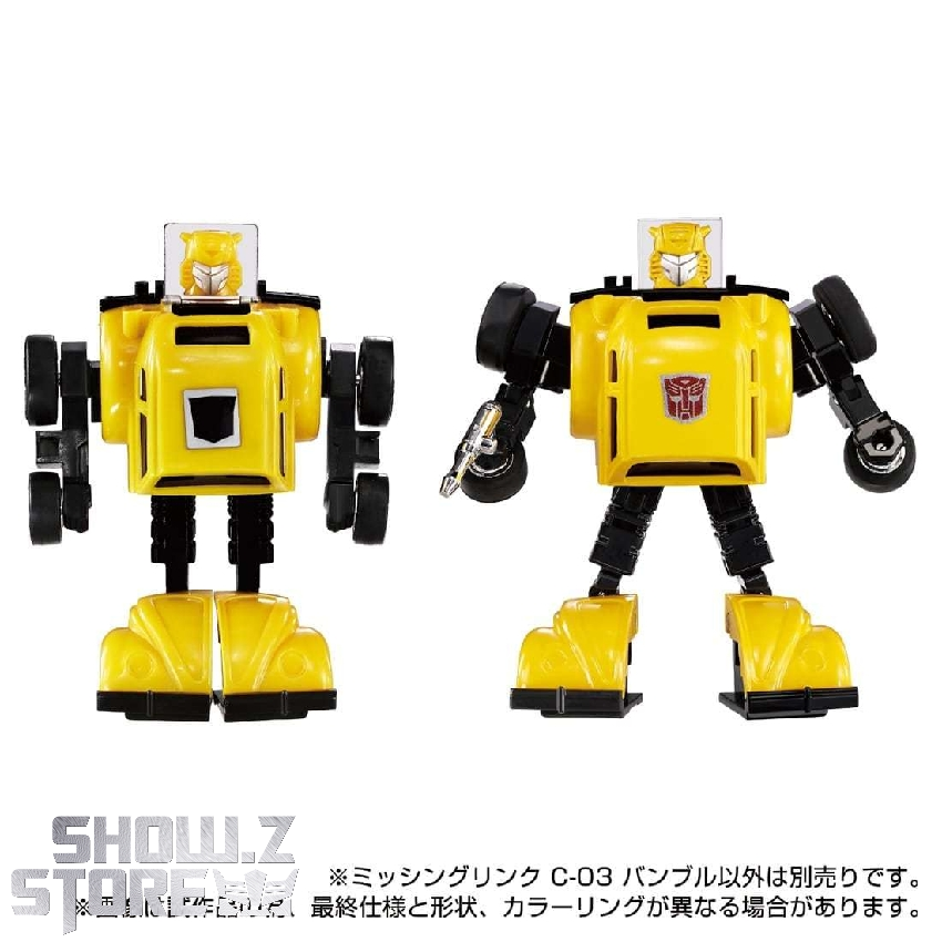 Takara Tomy Missing Link C-03 G1 Bumblebee yellow black robot transformation Takara Tomy Missing Link C-03 G1 Bumblebee yellow black robot transformation