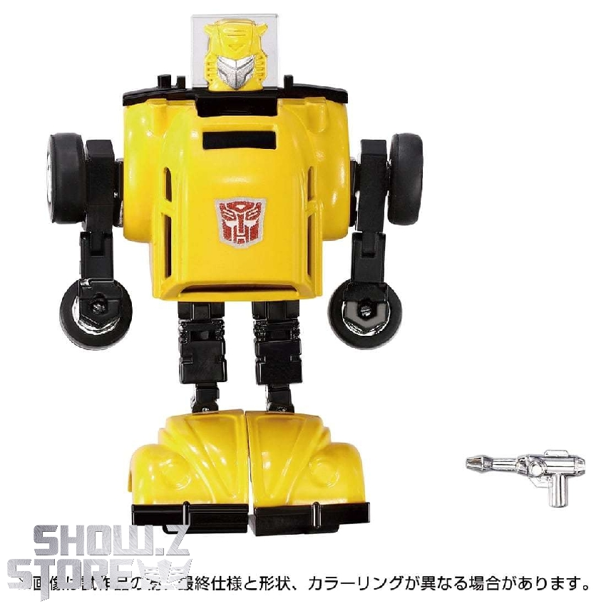Yellow Bumblebee Beetle car mode with black detailing and shiny finish Yellow Bumblebee Beetle car mode with black detailing and shiny finish
