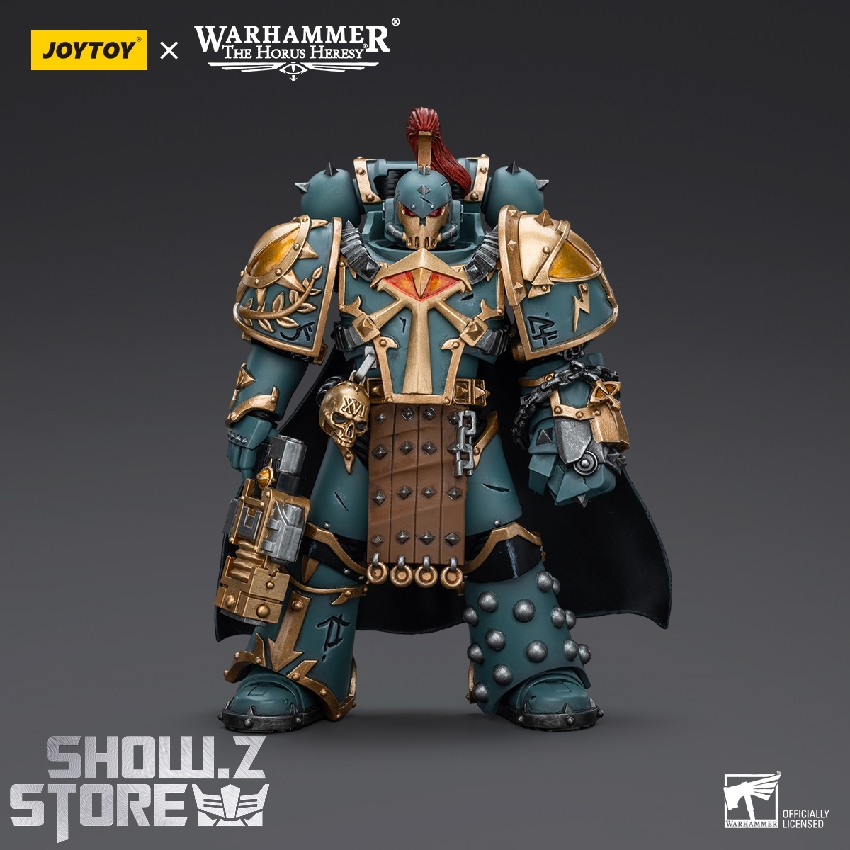 Three identical muscular armored warriors in formation on fiery background Three identical muscular armored warriors in formation on fiery background