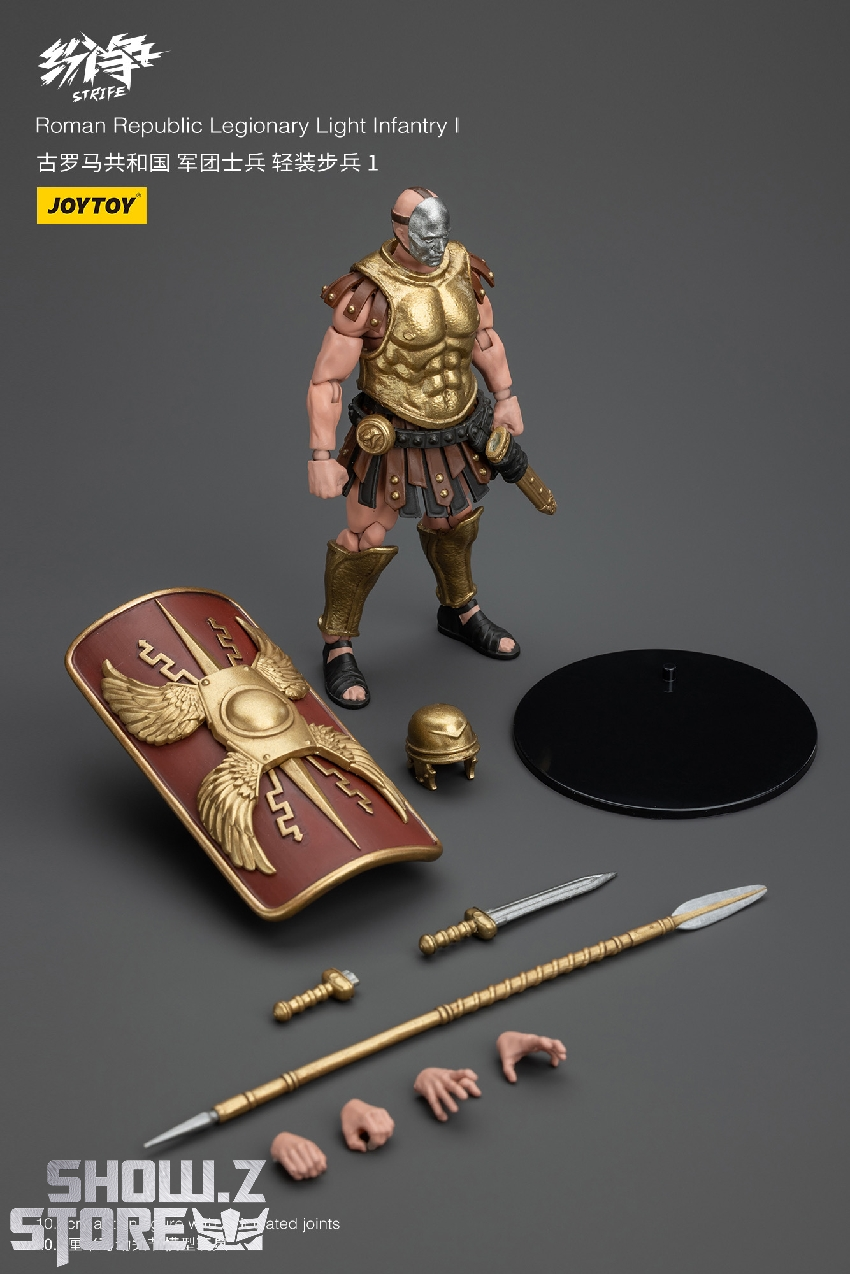 Roman Republic light infantry legionary golden armor JoyToy Strife Roman Republic light infantry legionary golden armor JoyToy Strife