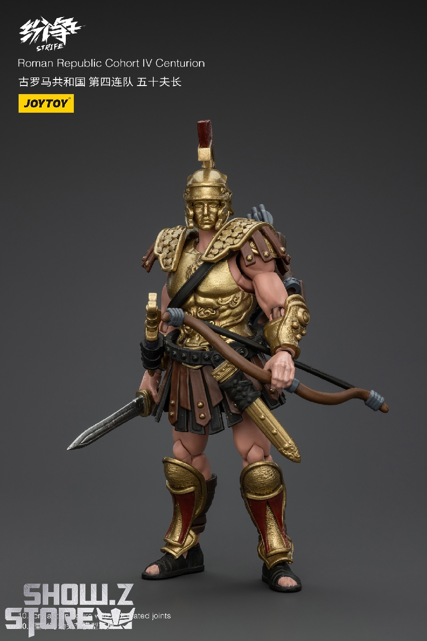 JoyToy 1/18 Roman Republic Strife golden armored centurion leader JoyToy 1/18 Roman Republic Strife golden armored centurion leader