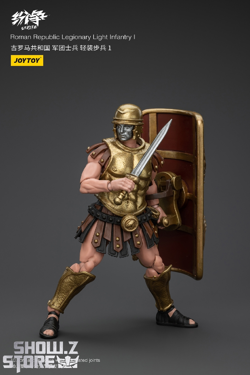 Roman Legionary light infantry golden armor JoyToy Strife figure Roman Legionary light infantry golden armor JoyToy Strife figure