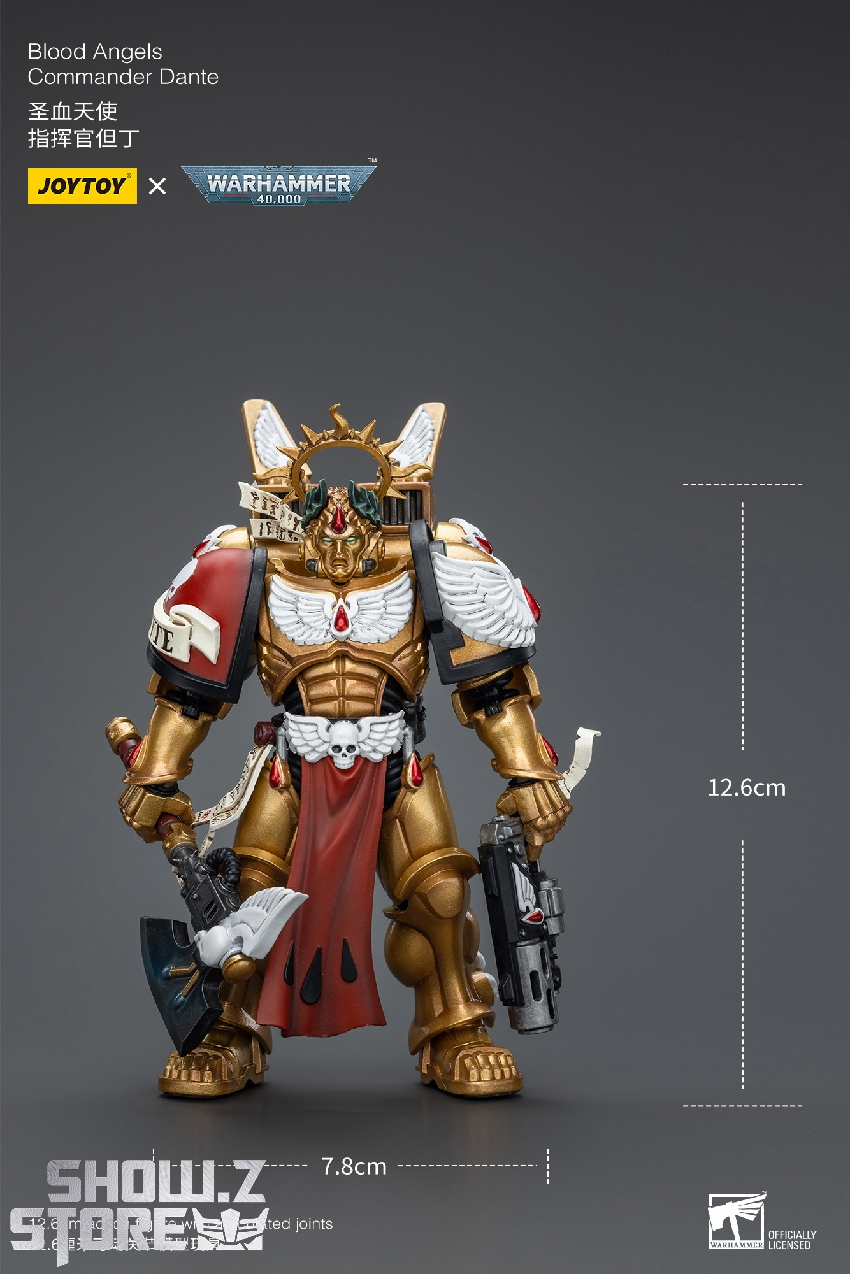 Full body height comparison measurement Blood Angels Captain collectible Full body height comparison measurement Blood Angels Captain collectible