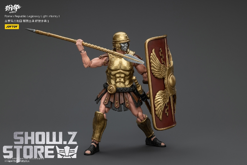 JoyToy 1/18 Roman Republic Strife light infantry soldier golden JoyToy 1/18 Roman Republic Strife light infantry soldier golden