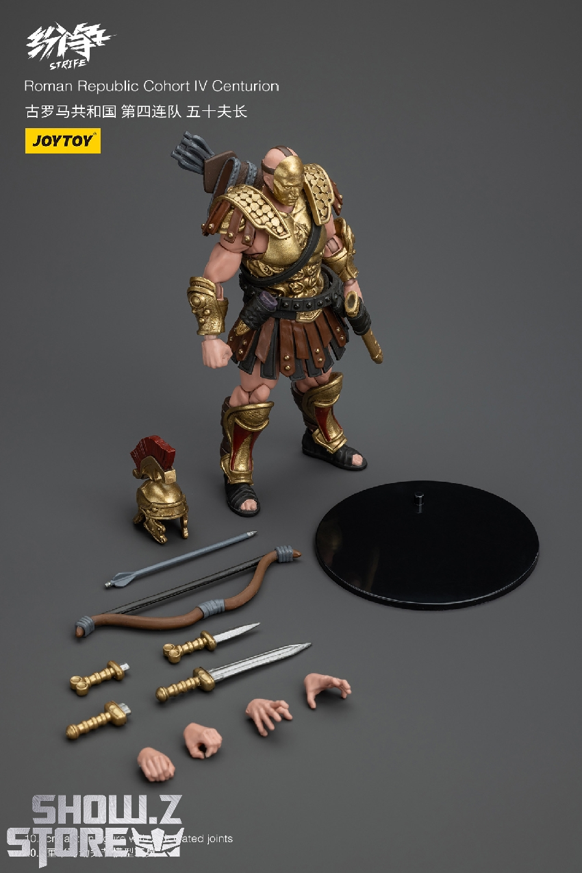 Roman Cohort IV Centurion gold armor JoyToy Strife action figure Roman Cohort IV Centurion gold armor JoyToy Strife action figure