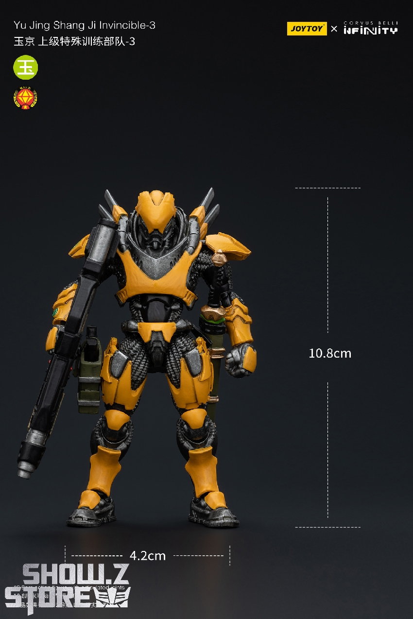 Detailed miniature showing poseable joints and articulation capability Detailed miniature showing poseable joints and articulation capability