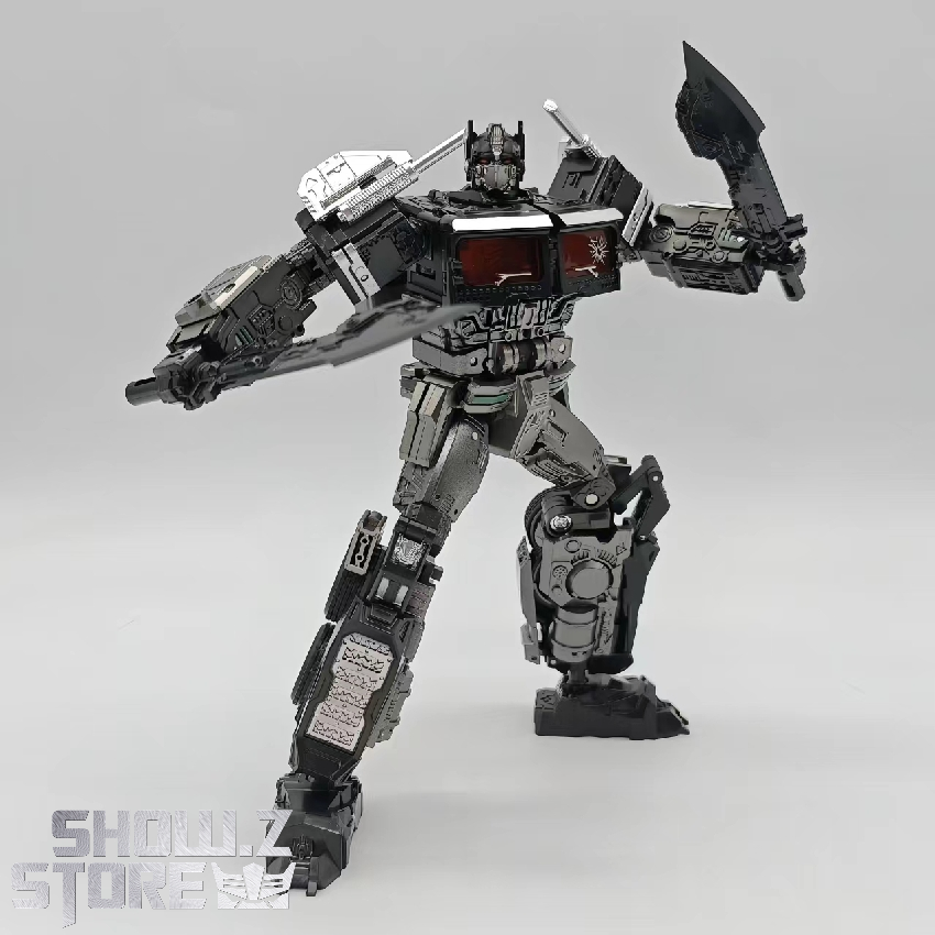 BW TW1027C Cybertron Commander Optimus Prime robot figure displayed BW TW1027C Cybertron Commander Optimus Prime robot figure displayed