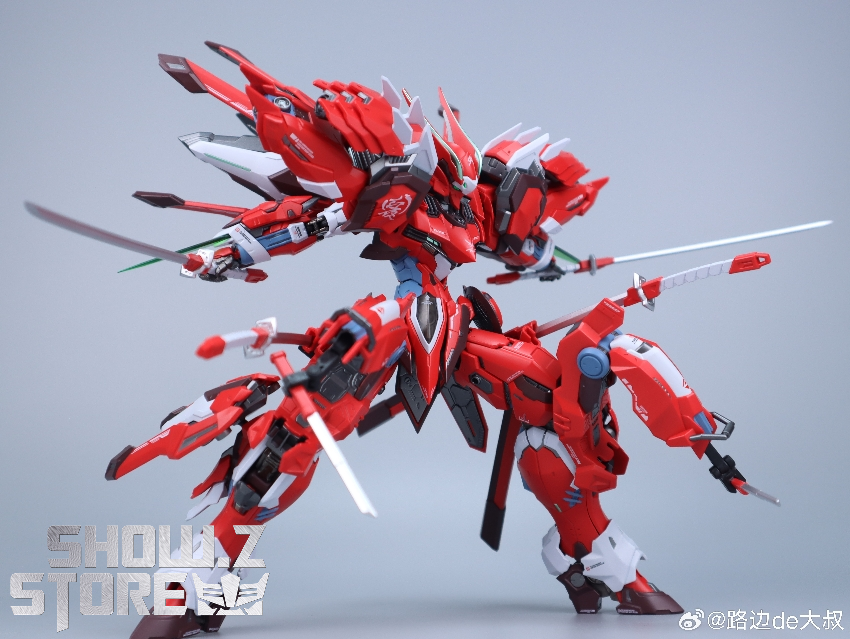 CangDao DSK-02 Kainar red mecha robot with detailed armor weapons system CangDao DSK-02 Kainar red mecha robot with detailed armor weapons system