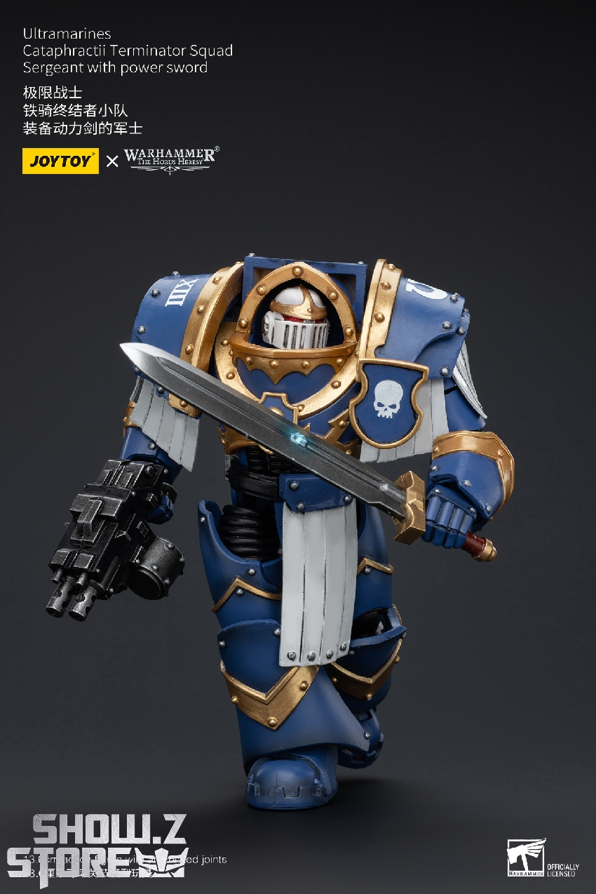 Full figure marine trooper in combat stance ornamental armor trim weapons Full figure marine trooper in combat stance ornamental armor trim weapons