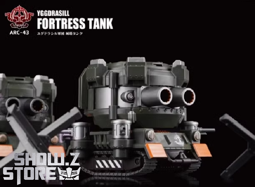 Advanced tank mode displaying complex mechanical details and fortification Advanced tank mode displaying complex mechanical details and fortification
