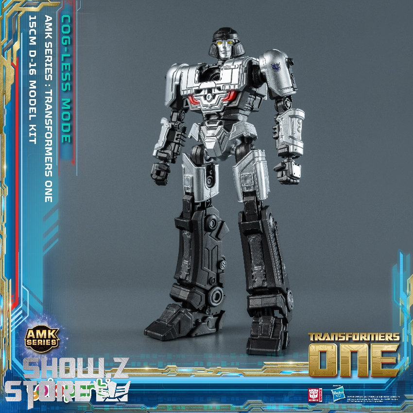 Megatron D-16 cog-less figure in action pose with weapon accessories Megatron D-16 cog-less figure in action pose with weapon accessories